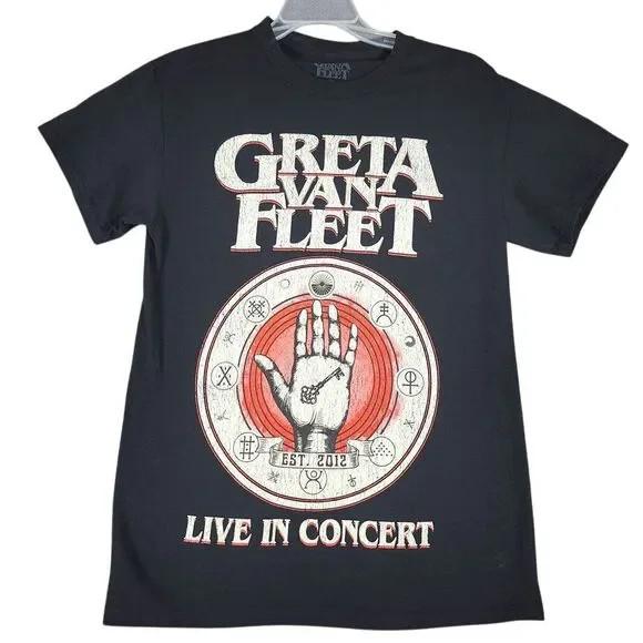 Vintage Greta Van Fleet Live in Concert Tshirt All Size S to 5XL NZL006 Unisex T-Shirt L