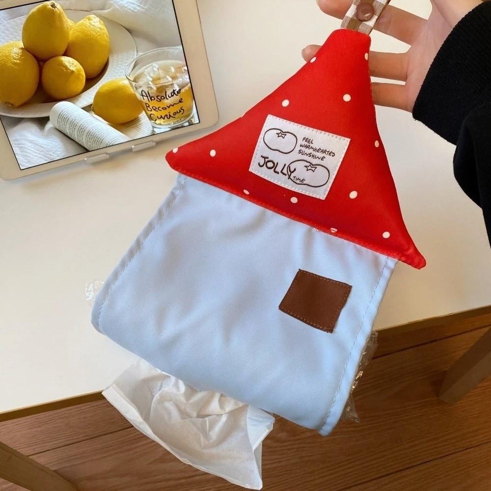 Wall-mounted Hanging Tissue Bag Space Saving Tissue Roll Hanger Toilet Paper Holder  Dormitory
