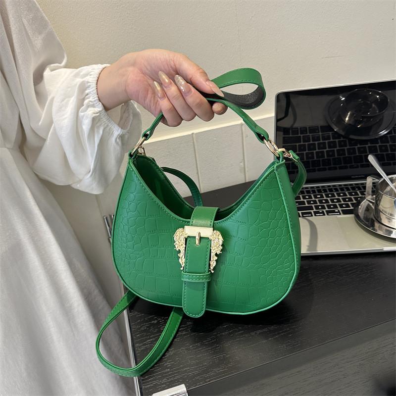 Trendy Pu Material Cross-border New Fashion Shoulder Bag Underarm Bag For Women