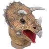 Halloween Jurassic Dinosaur Mask Simulated Triceratops Mask Headgear Dinosaur Stage Props and Decorations
