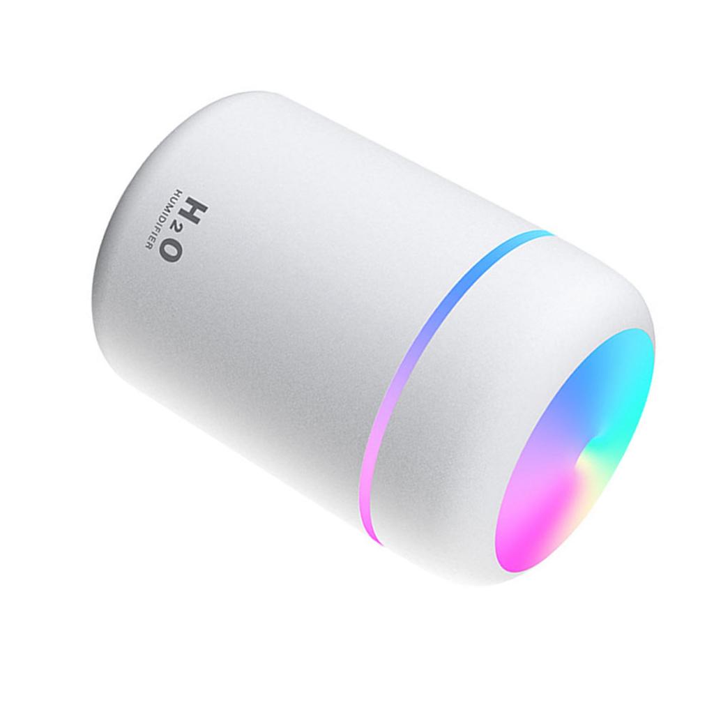 Colorful USB Air Humidifier with 7 Color LED Light for Car Home