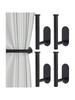 Adhesive Curtain Holdbacks Curtain Tie Backs Curtain Holdbacks No Drill Curtain Pull Backs Adhesive Curtain Hooks Curtain Holder
