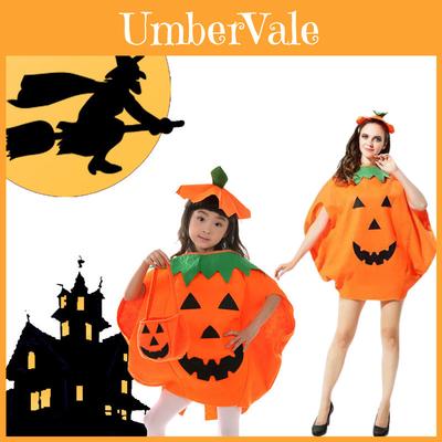 Halloween Pumpkin Costume Adult Parent-child Clothing Cosplay Fancy Dress Party
