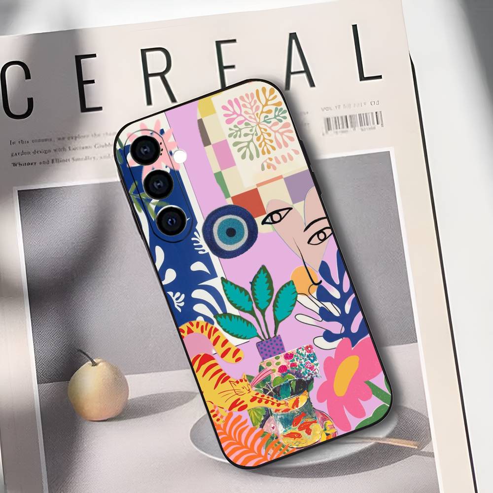 Master of Color Henri Matisse Painting Phone Case Silicone Soft For Samsung Galaxy A73,A72,A71,A70,A53,A52,A51