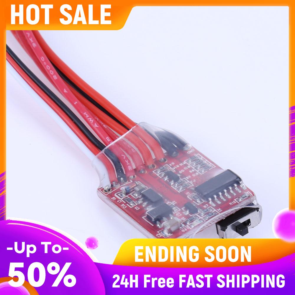 

Bidirectional Brush ESC Reusable Forward Reverse Brush Brake Wear Resist RC Speed Controller Brushed Car Boat Accessory China Mainland