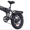 Elektrisches Fahrrad Ridstar H20 Pro 1000Wx2 Motor Faltbares Elektrofahrrad für Erwachsene 48V 23AH LCD-Display Höchstgeschwindigkeit 45 km/h 20"x4.0" Reifen