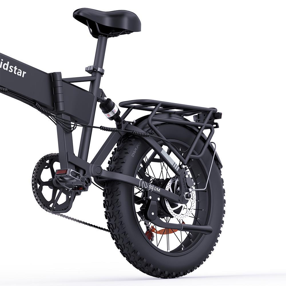 Elektrisches Fahrrad Ridstar H20 Pro 1000Wx2 Motor Faltbares Elektrofahrrad für Erwachsene 48V 23AH LCD-Display Höchstgeschwindigkeit 45 km/h 20"x4.0" Reifen