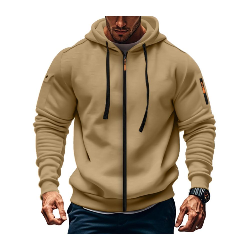 Spring and Autumn Men's Casual Sweatshirt Innovation Hooded Men's Cardigan Jacket Zipper Hoodie