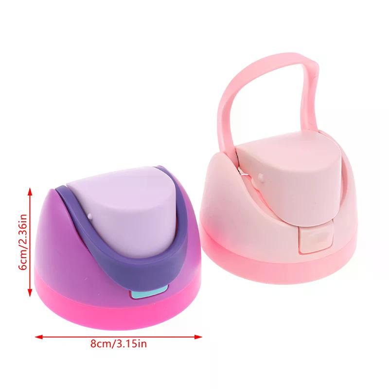 1 Pezzo Tappo di Ricambio Senza Perdite d'Acqua Tappo Superiore Borraccia a Pulsante Singolo Coperchio Superiore Borraccia a Pulsante Singolo Per 16oz 24oz 32oz 40oz