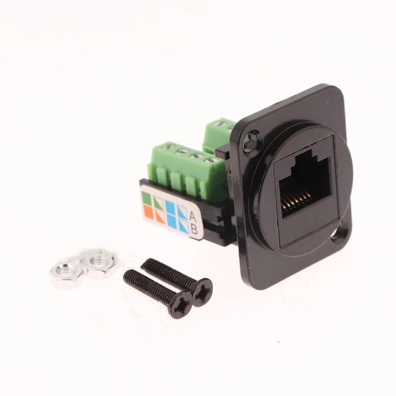 Cat5E Rj45 Network Cable Scoket Installation Module Shielded Solder-Free Network Cable Extender Cat 5 Panel Connector