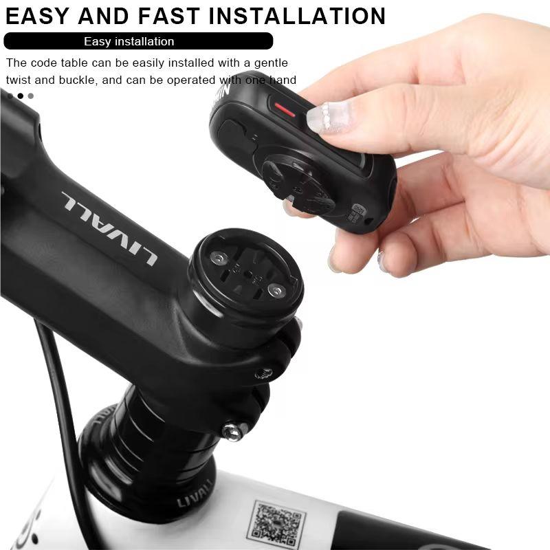 RIDERACE Fahrradcomputerhalter, Aluminiumlegierung, MTB-Fahrrad, Stoppuhr, Vorbau, obere Kappe, Halterung für Garmin GPS-Tachometer