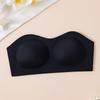 Women Strapless Invisible Push Up Seamless Non Slip Back Beauty Bandeau Bra