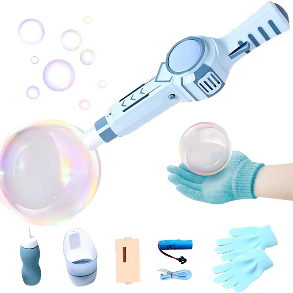 Magic Elastic Bubble Fog Wand Machine Portable Smog Bubble Maker Automatic Bubble Blower for Kids Party Favors