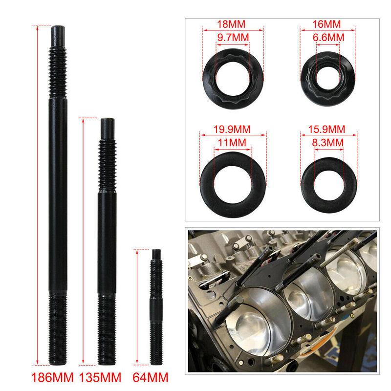 ARP 234-4316 Head Stud Kit 12-Point For 1997-2003 Chevy LS1 4.8L 5.3L 5.7L 6.0LEngine Cylinder Studs Bolts Performance Car Parts