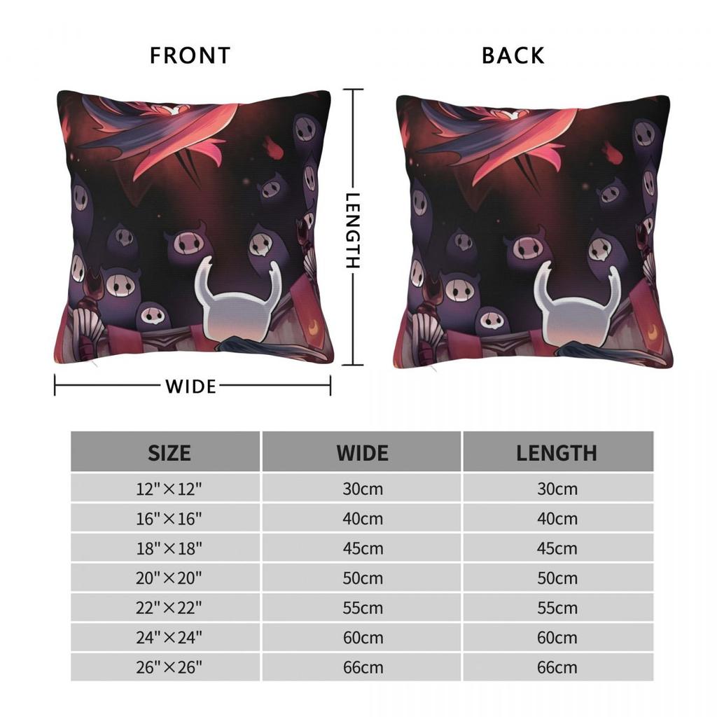 Decorative Pillowcase Hollow Knight Funny Games Accessories Sofa Throw Pillow Case Cover Zipper Multi-Size