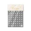 Cute Animals Bear Dog Cake Sweet Cherry Grid Bowknot Star Line Fruit Relief Self Adhesive Nail Art Stickers 5D Manicure Decals