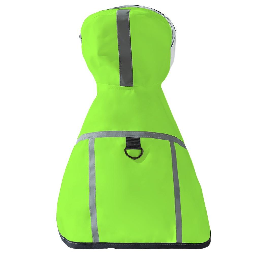 Hooded Dog Rain Poncho Windproof Waterproof Rain Jacket Soft Pet Raincoat  Medium Dogs