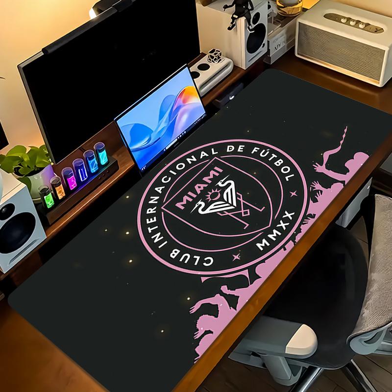 Inter Miami CF Print Cushion Non-slip Laptop Tablet Big Mousepad XXL Mat Mini PC Playmat With Lock edge