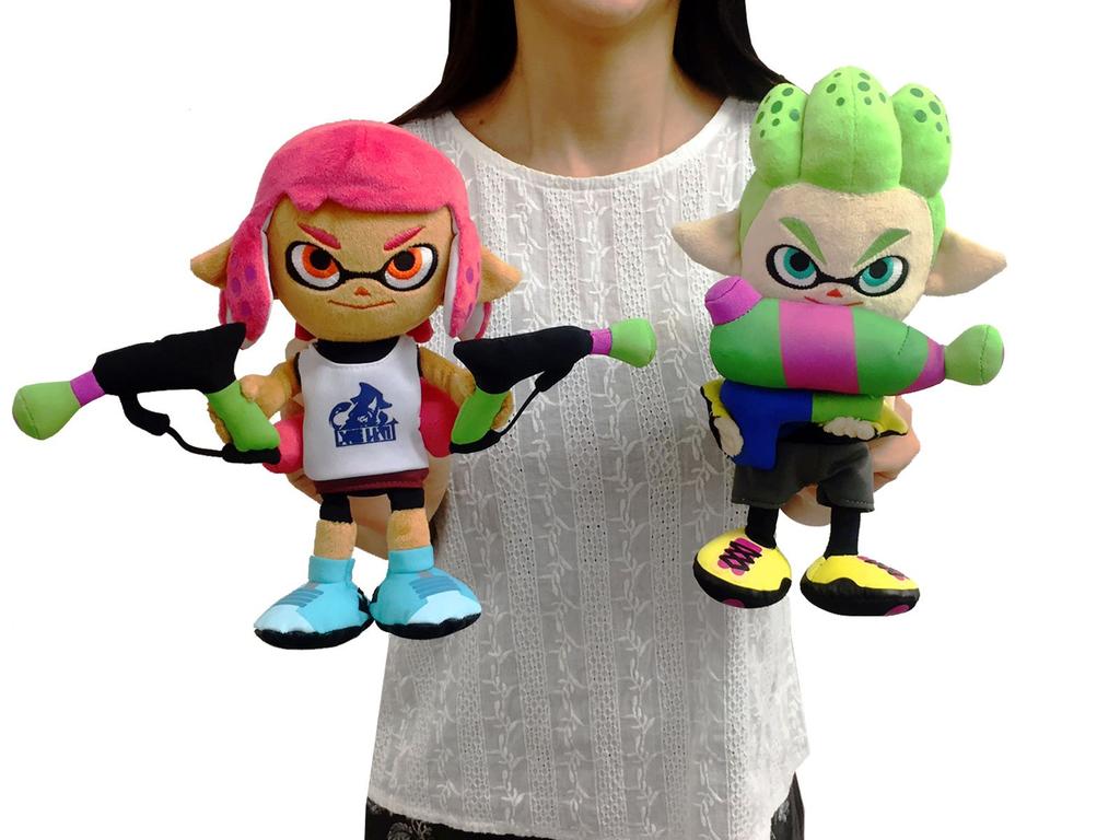 Sanei Boeki Splatoon 2 ALL STAR COLLECTION Boy (S) W12.5 X D10.5 X H26cm Plush Toy SP27