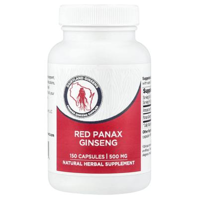 Dairyland Ginseng, Red Ginseng, 500mg, 150 Capsules
