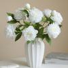 Peony Flower Tabel Floral Arrangement Home Decor Flower 3 Heads Fake Peony Flower For Event Decoration Hotel Decor Tabel