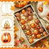 12 Pieces Pumpkin Hanging Decoration Pendant Mini Versatile Stable Including Fastening