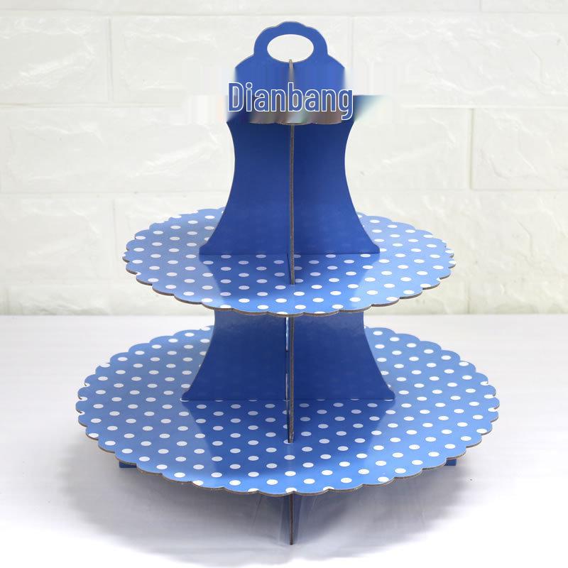 Disposable Birthday Party Paper Cake Display Stand