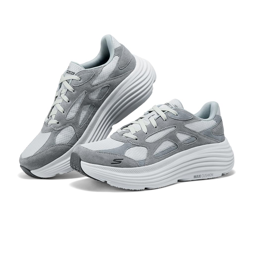 Skechers Cushioning Abrasion Resistant Breathable Support Balance Lightweight Height Increasing Low Top 220625-GRY