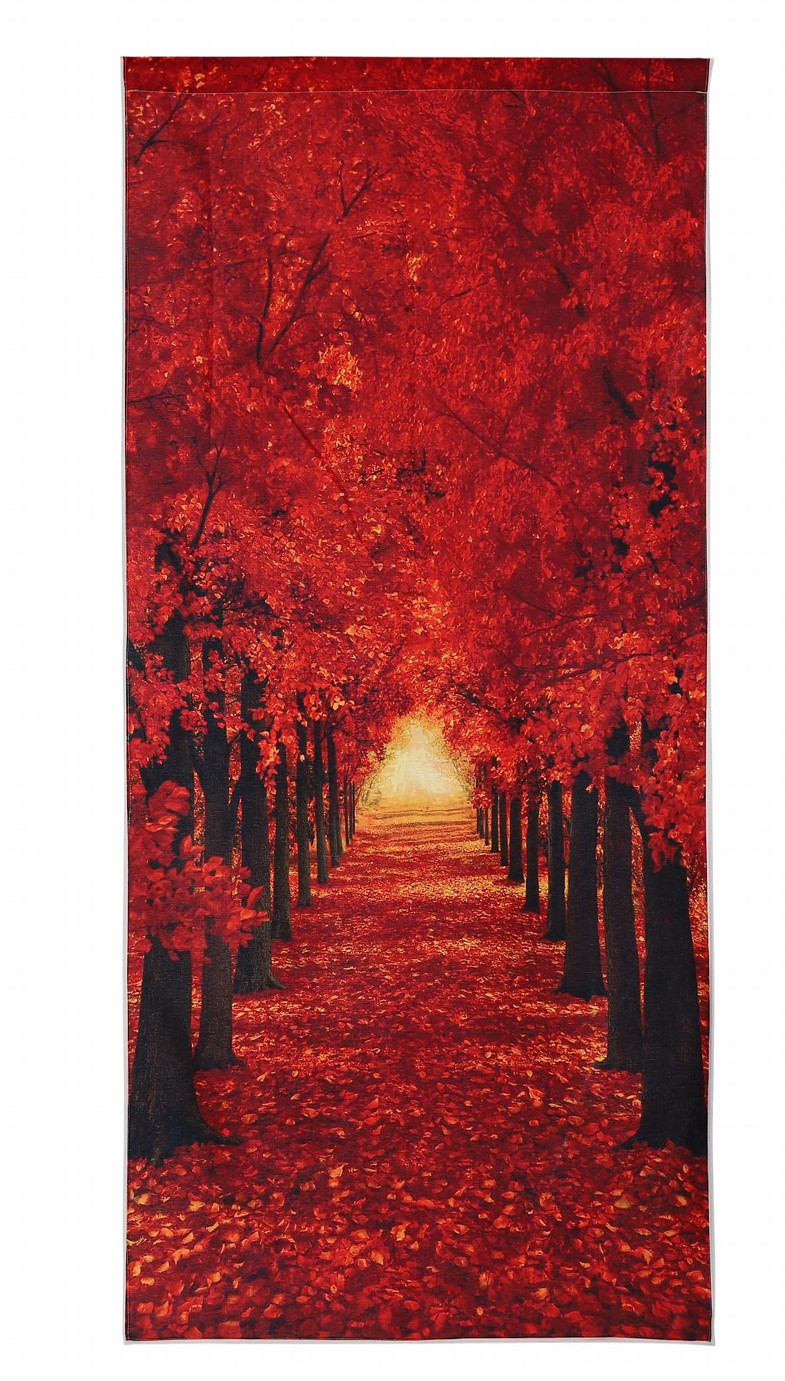 

Noren Autumn Maple Ginkgo Tension Room Dressing Privacy Faux next.design Curtain, Long, 180cm, Leaves, Leaves, Carpet, Tree-lined, Tree-lined, Autumn,