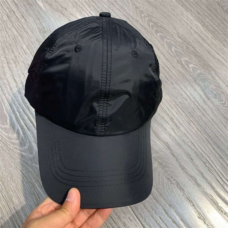 

Весна и Лето Легкая Кепка Однотонная Женская Уличная Black Adjustable