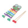 Wood Xylophone Multicolour Baby Percussion Musical Instruments Toys for Preschool Learning Frog