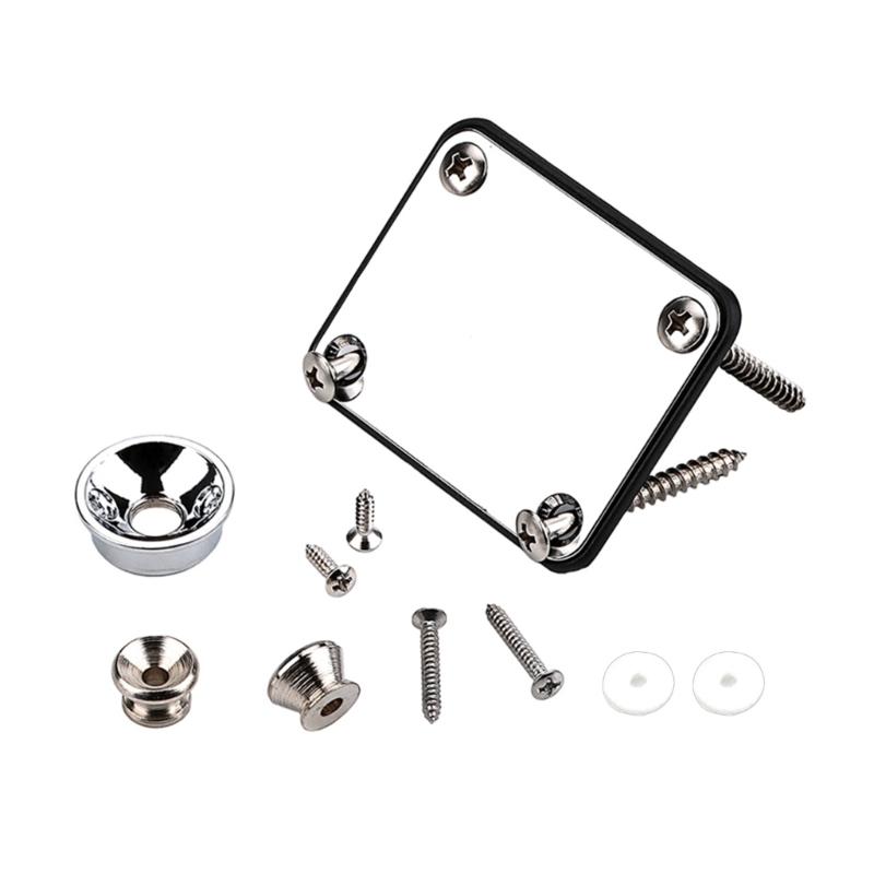 Professional Upgrade Set For Guitars Including Durable Reinforcement Plate And Strap Buttons