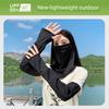 Summer Sun Protection Mask for Men, Neck Gaiter, Ice Silk Headscarf, Full Face Sunshade with Ear Loops, Outdoor Driving Essential for Women