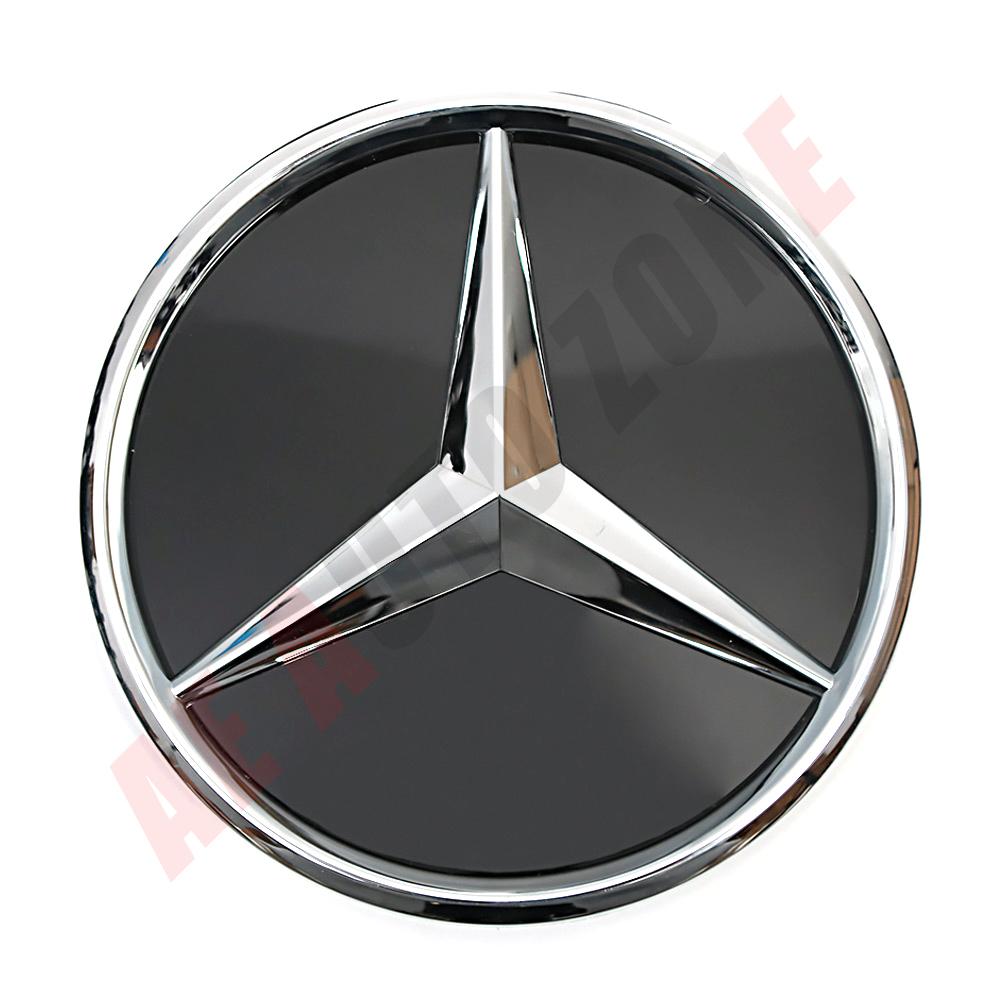 Silver Border And Black Border Newest 3D Style Emblem Front Grille Star Emblem Logo For Mercedes Benz GLB X247 CLS C257 A W177