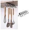 White Storage Hook Frame 25.5*8*7cm Iron Kitchenware Rack