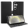 Wallet Case for Galaxy S24 - TPU+Leather/PU, Black