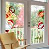 Santa Sticker Decoration Claus Wall Sticker Shop Window Children's Room Door Glass Scene Layout Sticker Wall Sticker