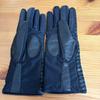 Used Gloves Black Black 100% Cashmere Leather Gloves Leather Gloves