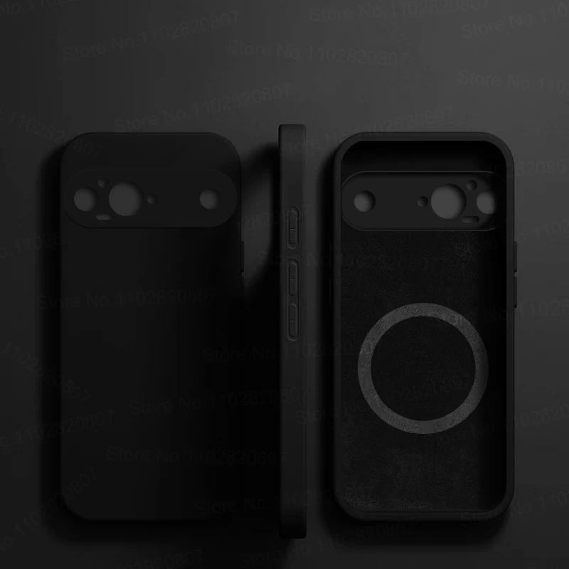 Original Liquid Silicone Candy Color Skin Friendly Cases For Google Pixel 10 9 Pro XL 8 7 6 A Wireless Charging Shockproof Cover