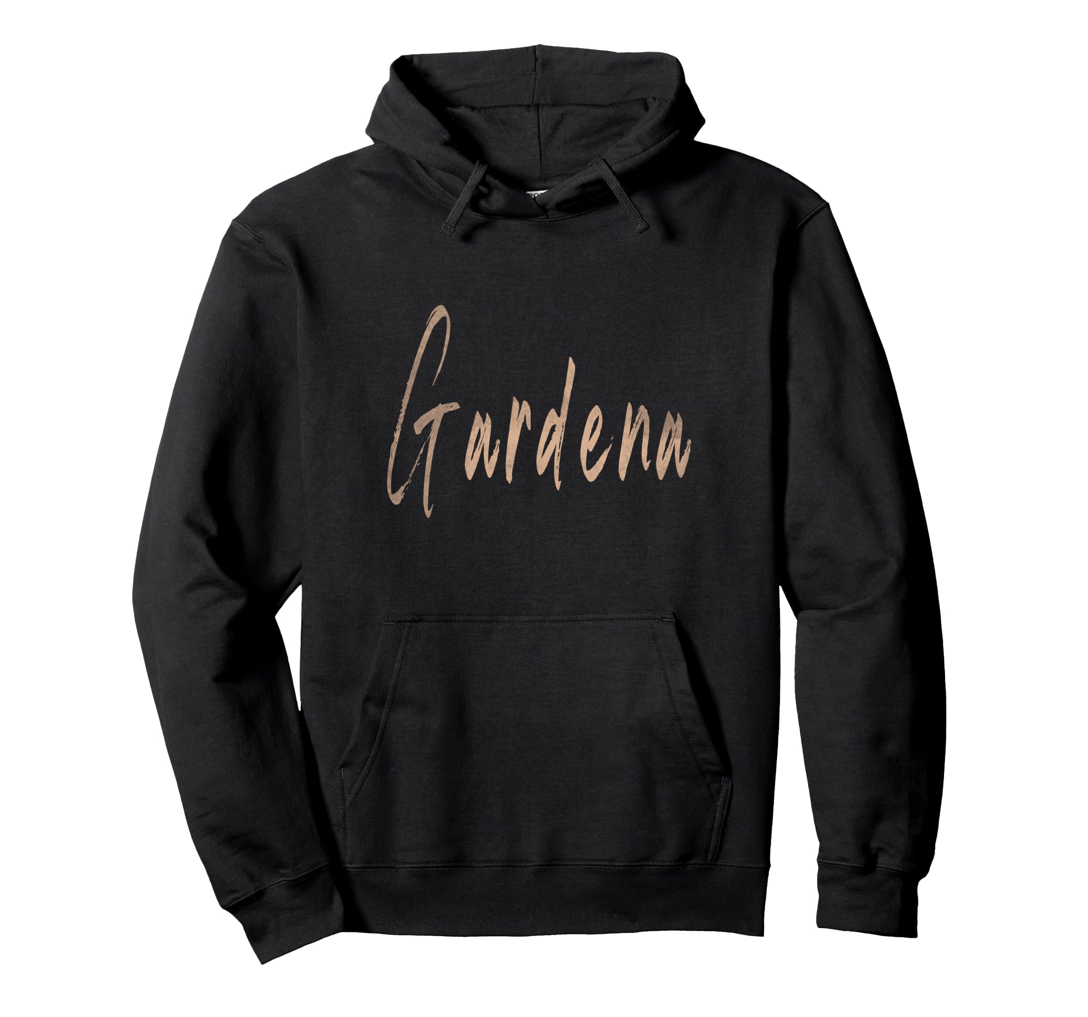 

Gardena California Vintage Elegant Design Hoodie чёрный