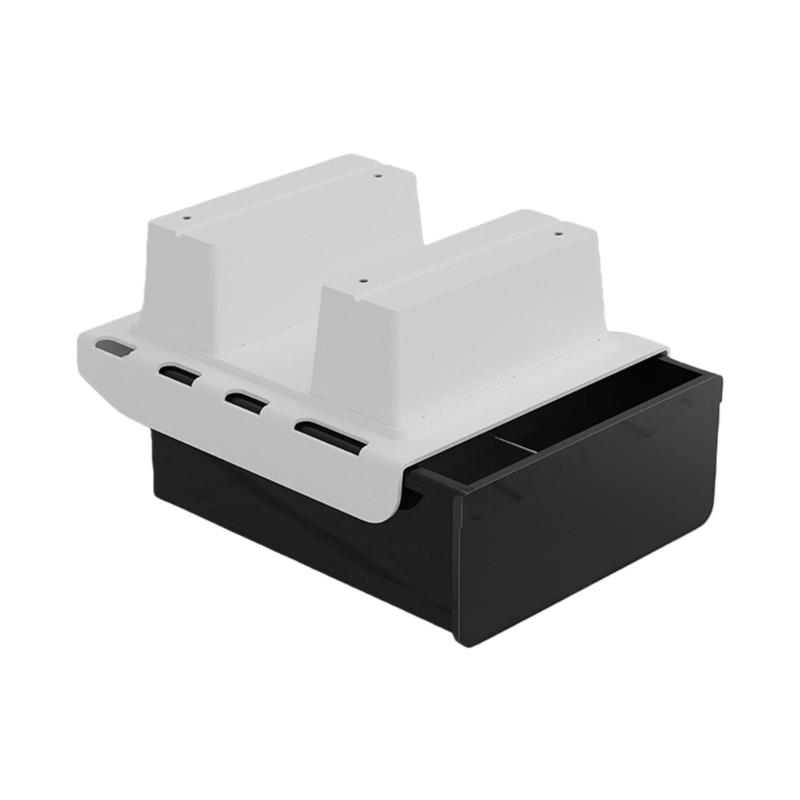Space Saving Under Desk Storage Drawer Polypropylene Construction Workspaces Organizer Easy Installation Box