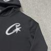 Corteiz Alcatraz C-Star Besticktes Hoodie und Fleece Jogginghosen Set