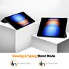 For Xiaomi Pad 6S Pro 12.4 Leather Case Tri-fold Stand Auto Wake/Sleep Smart Shell