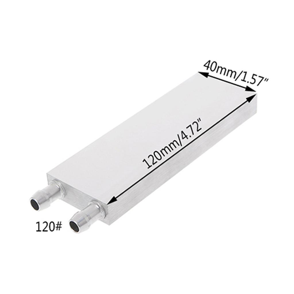 Aluminum Water Cooling Block Heat Sink System For Miner Machine Standard Water Cooling Blocks 40x120mm 40x80mm 40x160mm
