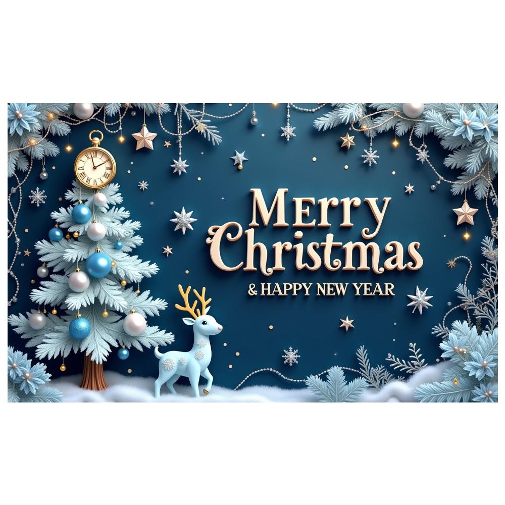 Christmas Decoration Banner Holiday Christmas Party Banner Merry Christmas Banner Gold Lettering For Holiday Gathering Home