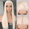 European and American Fashion Orange Wig Bobo Head Medium Bangs Wig Headgear, African Front Lace Wig