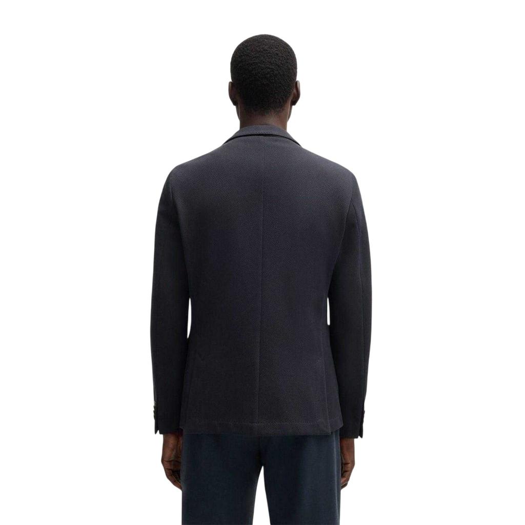 Boss Mens Textured Notch Neck Blazer