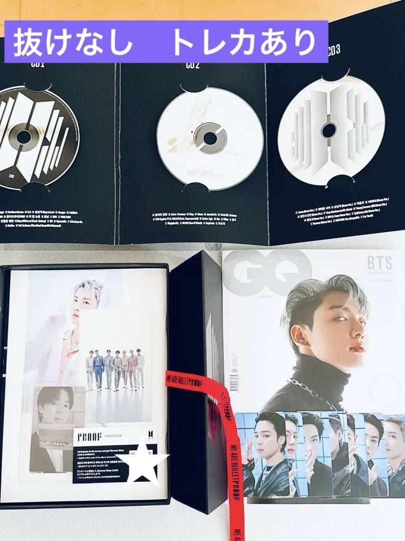 

[USED] BTS Proof Album Standard Edition with GQ Trading Card