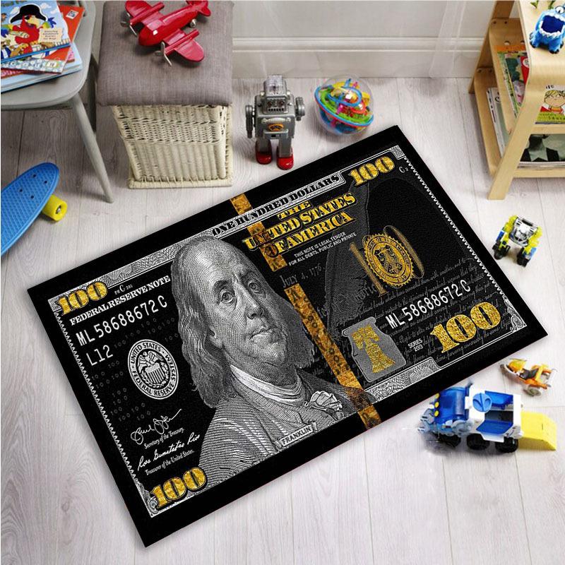 One Hundred Dollar Patterned Carpet Decoration Living Room Mat High-end Atmosphere Upscale Bedroom Kitchen Bathroom Non Slip Rug