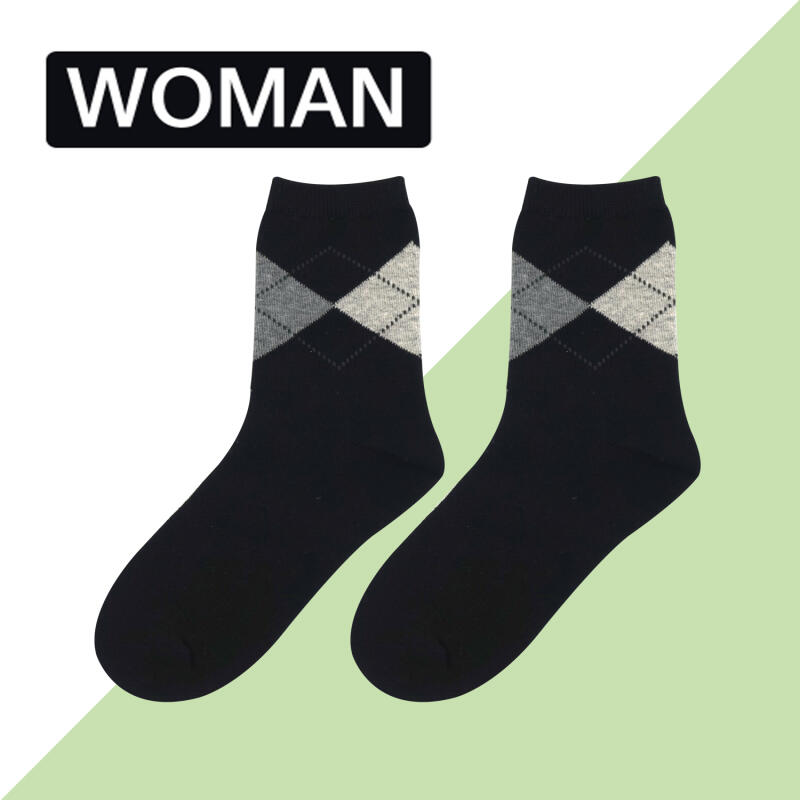 Women s Argyle Socks - Black black